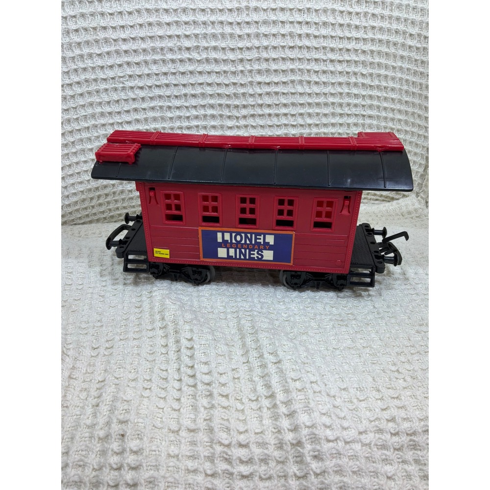 Vintage Kids Lionel Legendary Lines G-Gauge Passenger Car OS Red Black